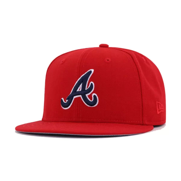 Atlanta Braves scarlet 2021 World Series New era