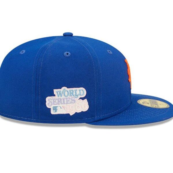 New Era 59Fifty Pop Sweat New York Mets 1986 World Series Patch - Imagen 2