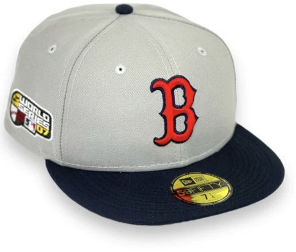 Boston Red Sox Grey 2007 WS 1999 New Era