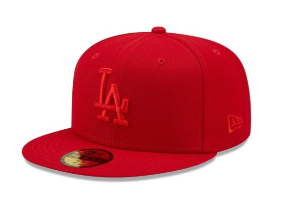 Los Ángeles Dodgers Scarlet color pack 59Fifty new era