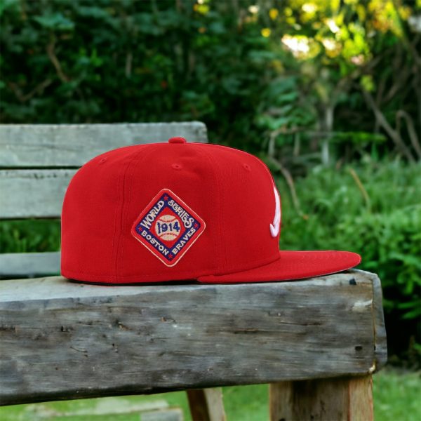 Atlanta Braves Scarlet 1914 World Series New Era - Imagen 2