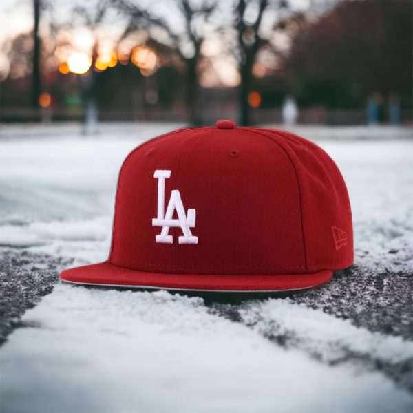 Los Angeles Dodgers H Red 1959 New Era