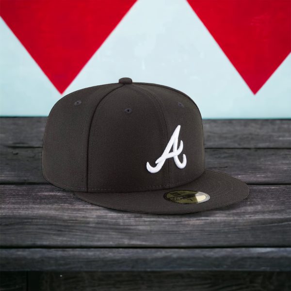 Atlanta braves Black & White 59Fifty