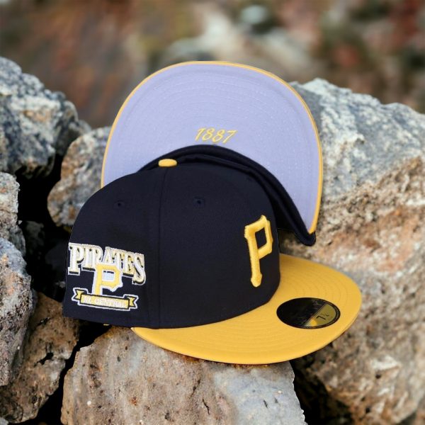 Pirates Black Yellow New era 59 Fifty - Imagen 2