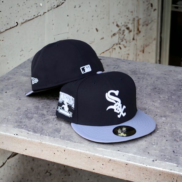 White Sox  Black/ Grey New Era 59Fifty - Imagen 3