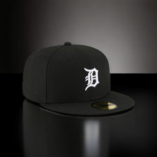 Detroit Tigers Black & White 59FIFTY - Imagen 2