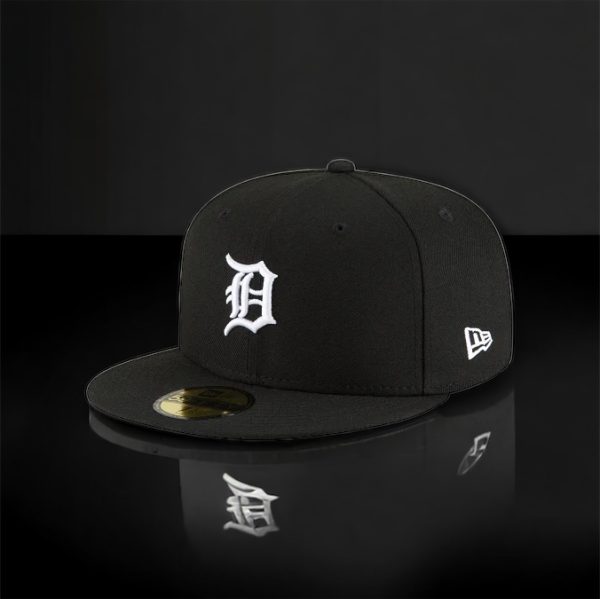 Detroit Tigers Black & White 59FIFTY